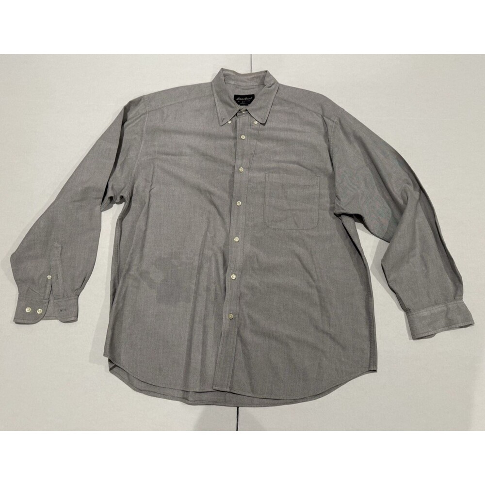 Eddie Bauer Men’s Long Sleeve Button Dress Shirt  L